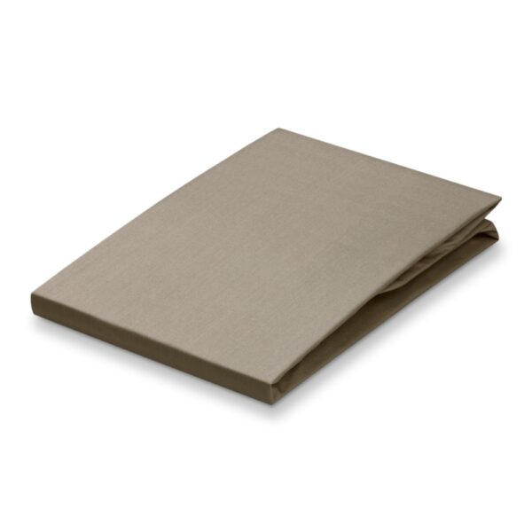 Vandyck Percale Hoeslaken Mole Grey